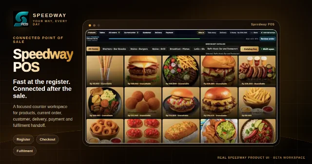 Speedway POS product workspace